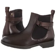 Botki damskie - Botki Brązowe P2132-02/00-9 (MA1433-b) Maciejka - miniaturka - grafika 1