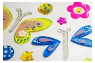 Zabawki kreatywne - Naklejki Żelowe Motyl Deco - miniaturka - grafika 1