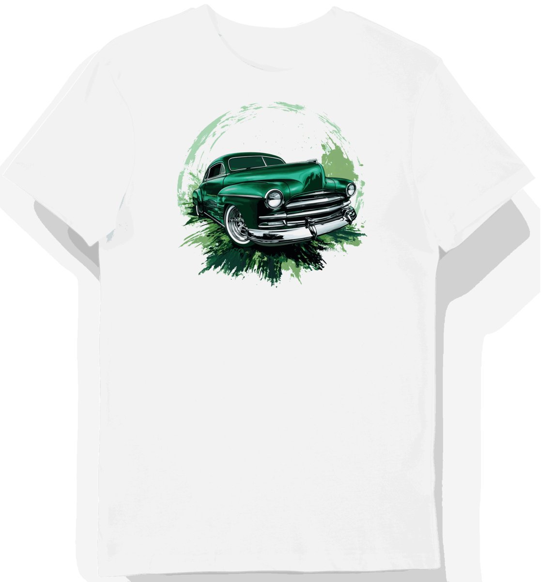 Koszulka męska biała z klasycznym motywem Mercury Custom XXL