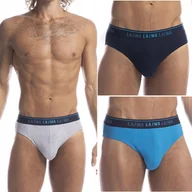 Majtki męskie - SLIPY Męskie Lama 3 PARY Majtki Bawełniane - L - miniaturka - grafika 1