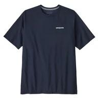Koszulki sportowe męskie - Koszulka męska Patagonia P-6 Logo Responsibili Tee Rozmiar: S / Kolor: czarny/niebieski - miniaturka - grafika 1