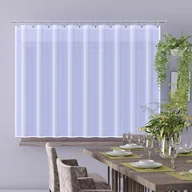 Firany - Firanka woal gotowa z lamówką 300x160 cm biała - miniaturka - grafika 1