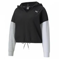 Kurtki i kamizelki sportowe damskie - Damska bluza dresowa crop top z kapturem PUMA Modern Sports - miniaturka - grafika 1