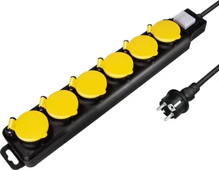 Listwa zasilająca LogiLink LogiLink 6 gniazd IP44 1.5m - Listwy zasilające - miniaturka - grafika 1