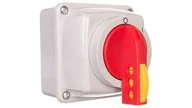 Inne akcesoria elektryczne - Elektromet Spółdzielnia Inwalidów Łącznik krzywkowy 0-I 3P 25A w obudowie na kłódkę IP65 Łuk E25-13/5 952583 - miniaturka - grafika 1