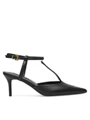 Sandały damskie - Gino Rossi Sandały SIENA-21603-58-1 Czarny - miniaturka - grafika 1