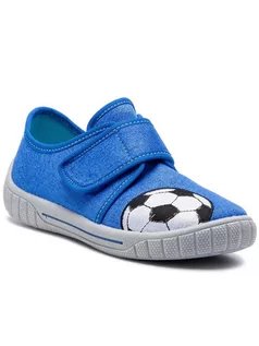 Buty dla chłopców - Superfit Kapcie 8-00273-85 S Niebieski - grafika 1