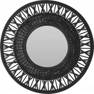 Lustra - Lustro okrągłe wiszące bambusowe 56 x 56 cm - miniaturka - grafika 1