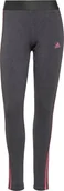Legginsy - Legginsy damskie adidas Loungwear E szare H07769-2XS - miniaturka - grafika 1
