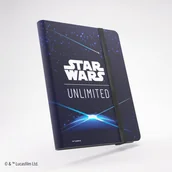 Akcesoria do gier planszowych - Gamegenic: Star Wars Unlimited Card Game - 18-Pocket Album - Card Back Blue - gra - miniaturka - grafika 1