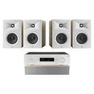 Kino domowe - Amplituner JBL MA310 Biały + Kolumna głośnikowa JBL Stage 2 240 B Biały (4 szt.) + Głośnik centralny JBL Stage 2 245C Biały (1 szt.) - miniaturka - grafika 1