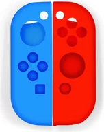 Etui i futerały do telefonów - INF Silikonowe etui ochronne do Switch Joycon Czerwony + Niebieski - miniaturka - grafika 1