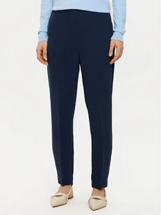 Tommy Hilfiger Chinosy WW0WW45450 Granatowy Slim Fit - Spodnie damskie - miniaturka - grafika 1