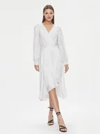 Sukienki - DKNY Sukienka letnia DD3JA479 Biały Regular Fit - miniaturka - grafika 1