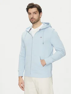 Gant Bluza Shield 2007059 Niebieski Regular Fit - Bluzy męskie - miniaturka - grafika 1