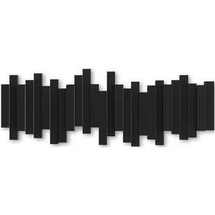 Umbra Listwa z pięcioma wieszakami Sticks, czarna, 49,3x18 cm - Wieszaki i stojaki - miniaturka - grafika 1