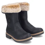 Botki damskie - Botki damskie Rieker Z5054-00 BLACK 40 - miniaturka - grafika 1