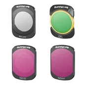 Akcesoria do kamer sportowych - Sunnylife Filtry MCUV, CPL, ND32, ND64 do DJI Osmo Pocket 3 - miniaturka - grafika 1