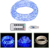 Oświetlenie świąteczne - Lampki choinkowe LED Living Store z 150 diodami LED niebieskie 15 m - miniaturka - grafika 1