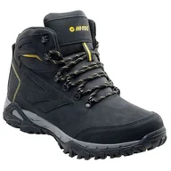 Buty trekkingowe męskie - ﻿Męskie buty trekkingowe HiTec Nedin czarne 45 - miniaturka - grafika 1