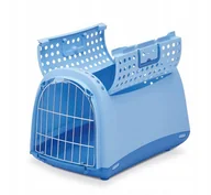 Transportery dla kotów - Stefanplast transportowa dla zwierząt Argi pro kočky a psy Cabrio 50 x 32 x 34,5 cm Niebieska - miniaturka - grafika 1