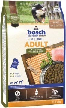 Karma sucha dla psa Bosch Petfood Adult Drób & Proso, 3 kg
