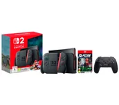 Konsole Nintendo - Nintendo Switch 2 Joy-Con Czarny + Mario Kart World + EA SPORTS FC 26 + Pad Trust GXT 1246 MUTA - miniaturka - grafika 1