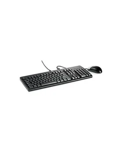 HP USB BFR with PVC Free Intl Keyboard/Mouse Kit 672097-B33 - Akcesoria do szaf serwerowych - miniaturka - grafika 1