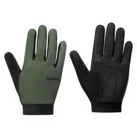 Rękawiczki rowerowe - Rękawiczki rowerowe SHIMANO Explorer FF (rozmiar XL) Zielony - miniaturka - grafika 1