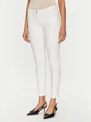 Spodnie damskie - Morgan Jeansy 211-PETRA1 Biały Skinny Fit - miniaturka - grafika 1