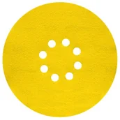 Materiały ścierne - Tarcza ścierna P240 rzep 225 mm 8 otworów 3 sztuk TS30R żółta - miniaturka - grafika 1