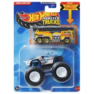 Samochody i pojazdy dla dzieci - Hot Wheels - Monster Truck Night Shifter + Bonus JCG38 GRH81 - miniaturka - grafika 1