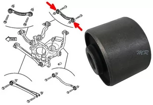 Tuleja wahacza tylnego górnego poprzecznego Lancia Thema 2011- - Tuleje - miniaturka - grafika 1