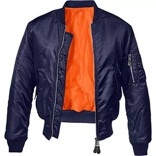 Brandit Kurtka męska MA-1, bomberka, kurtka lotnicza Blouson, granatowy, XL - Kurtki męskie - miniaturka - grafika 1