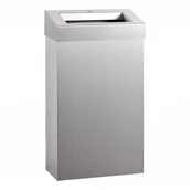 Kosze na śmieci - Kosz wiszący otwarty STELLA 27 l, mat. nierdzewny - miniaturka - grafika 1