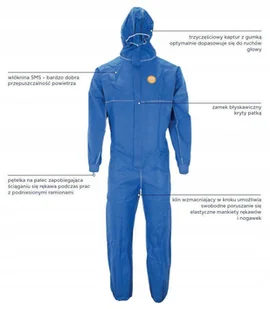 Kombinezon WorkShield Pro 300 typ 5 i 6 rozmiar 3XL - Odzież robocza - miniaturka - grafika 1
