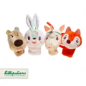 Pacynki - Lilliputiens LILLIPUTIENS Zestaw mini-pacynek na palce Las 12 m+ - miniaturka - grafika 1