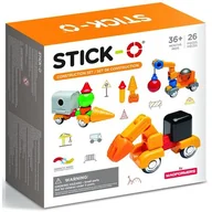 Klocki - Magformers Stick-O Zestaw konstrukcyjny 26 elementów - miniaturka - grafika 1