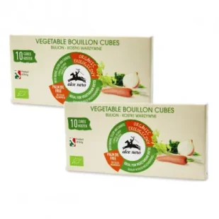 Alce Nero Bulion - kostki warzywne Zestaw 2 x 100 g Bio - Buliony i przyprawy w kostkach - miniaturka - grafika 1