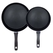 Zestawy garnków i patelni - Zestaw patelni MG Home Kresto, 2 elementy, non-stick, czarne - miniaturka - grafika 1