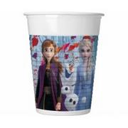 Urodziny dziecka - PROCOS DISNEY Kubeczki urodzinowe Frozen 2 - Kraina Lodu - 200 ml - 8 szt. 91624 - miniaturka - grafika 1