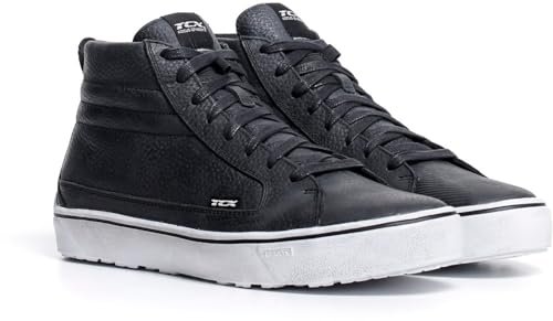 TCX Street 3 WP, Buty motocyklowe męskie, Czarny Czarny Czarny Biały, 41 EU