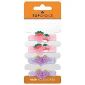Ozdoby do włosów - Top Choice Frotki do włosów Truskawka Jeżyna 4 szt. - miniaturka - grafika 1