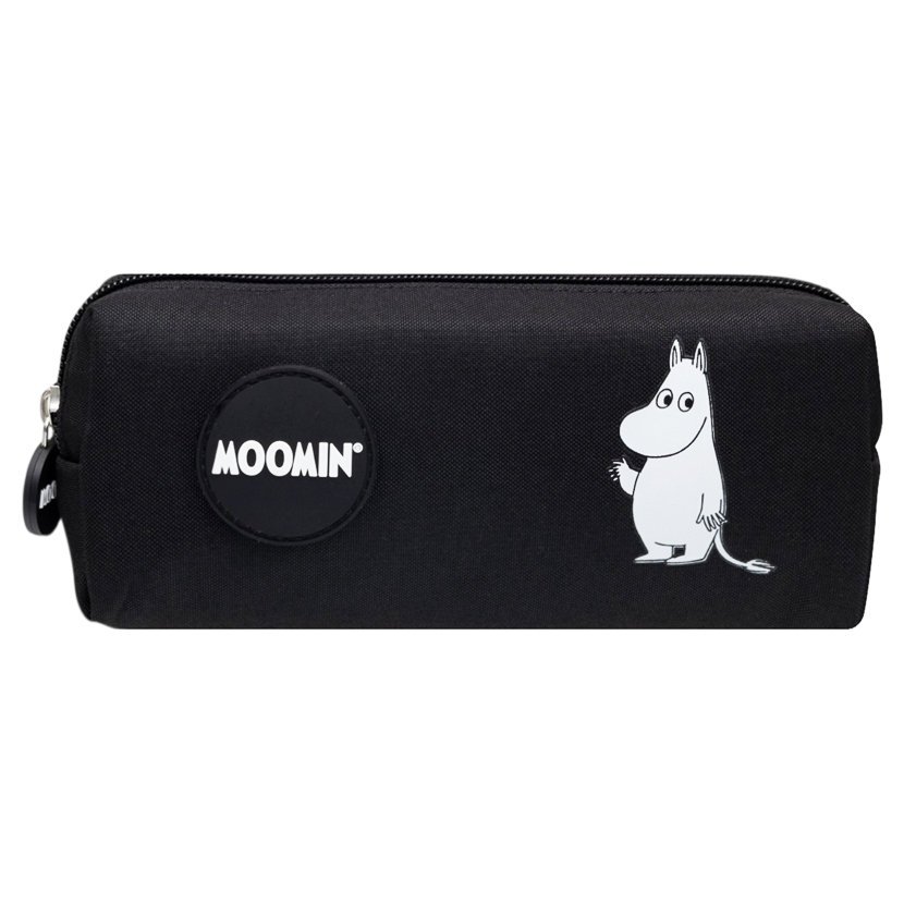 Moomin, piórnik jednokomorowy, czarny