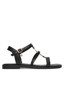 Sandały damskie - MEXX Sandały MX/023C-EST Czarny - miniaturka - grafika 1