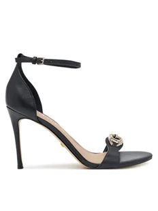 Guess Sandały FLTKAB LEA03 Czarny - Sandały damskie - miniaturka - grafika 1