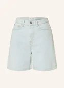 Spodenki damskie - Samsøe Samsøe Szorty Jeansowe Sashelly blau - miniaturka - grafika 1