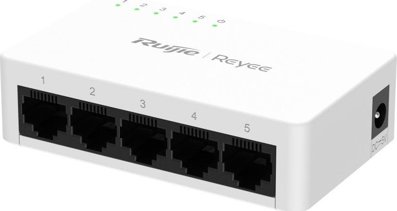 5 prievadų komutatorius Ruijie Reyee RG-ES05G-L null