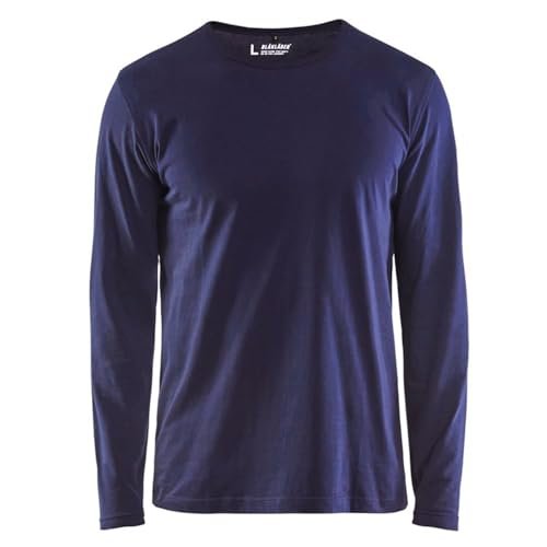 Blakläder 350010428800XL T-shirt z długim rękawem rozmiar XL granatowy