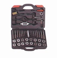 Narzędzia samochodowe - Zestaw calowych gwintowników i narzynek - 42 elementy - miniaturka - grafika 1